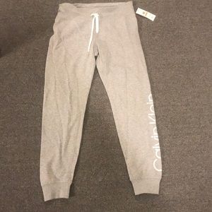 Calvin Klein Gray Sweatpants, new with tags